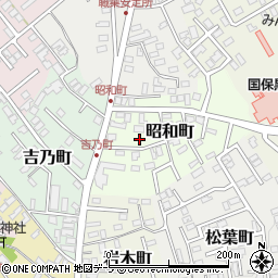 青森県黒石市昭和町20周辺の地図
