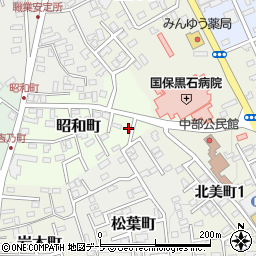 青森県黒石市昭和町62周辺の地図