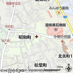 青森県黒石市昭和町59周辺の地図