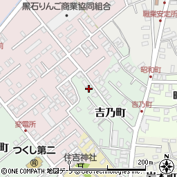 青森県黒石市吉乃町26周辺の地図