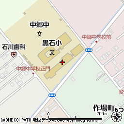 黒石市立黒石小学校周辺の地図