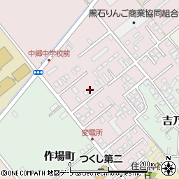 青森県黒石市末広145-16周辺の地図