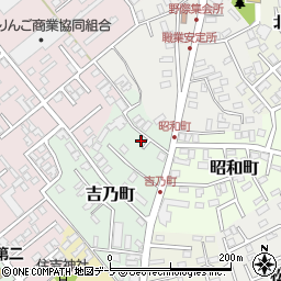 青森県黒石市吉乃町108周辺の地図
