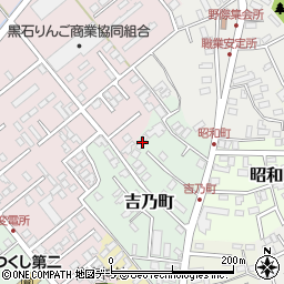 青森県黒石市吉乃町96周辺の地図