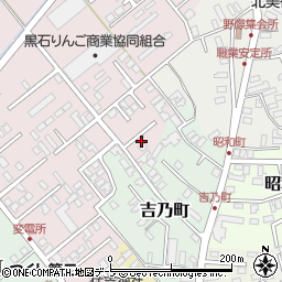 青森県黒石市末広75周辺の地図