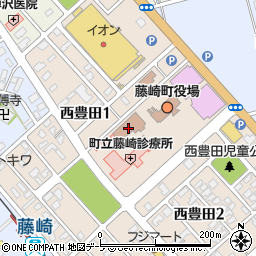 藤崎町藤崎老人福祉センター周辺の地図