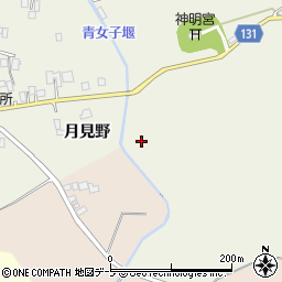 青森県弘前市三世寺月見野周辺の地図