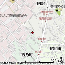 青森県黒石市吉乃町114周辺の地図
