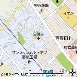 昭伝寺周辺の地図