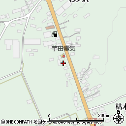 青森県十和田市洞内後野21-8周辺の地図