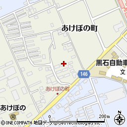 青森県黒石市あけぼの町171周辺の地図