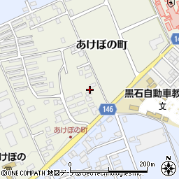 青森県黒石市あけぼの町81周辺の地図