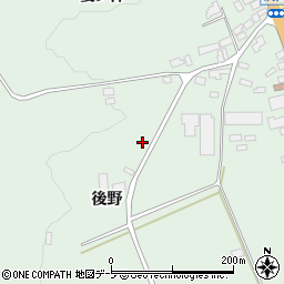青森県十和田市洞内周辺の地図