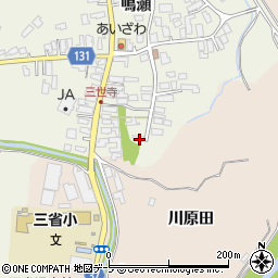 青森県弘前市三世寺鳴瀬202-2周辺の地図