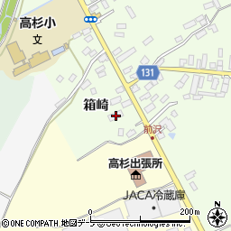 青森県弘前市前坂箱崎7周辺の地図