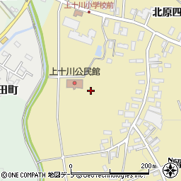 青森県黒石市上十川留岡一番周辺の地図
