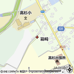 青森県弘前市前坂箱崎15周辺の地図