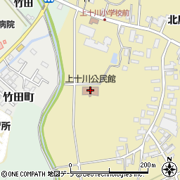 上十川公民館周辺の地図