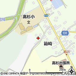 青森県弘前市前坂箱崎62周辺の地図