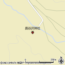 長谷沢神社周辺の地図