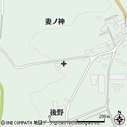 青森県十和田市洞内後野9-2周辺の地図