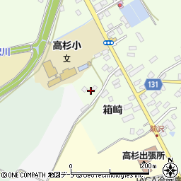 青森県弘前市前坂箱崎19周辺の地図