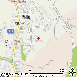 青森県弘前市三世寺鳴瀬194周辺の地図