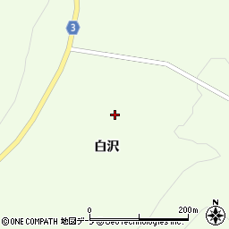 青森県鰺ヶ沢町（西津軽郡）松代町（白沢）周辺の地図