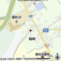 青森県弘前市前坂箱崎16周辺の地図