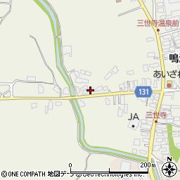 青森県弘前市三世寺鳴瀬9周辺の地図