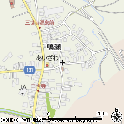 青森県弘前市三世寺鳴瀬118周辺の地図