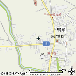 青森県弘前市三世寺鳴瀬15周辺の地図