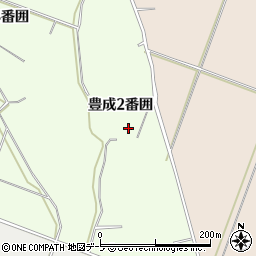 青森県南津軽郡藤崎町矢沢豊成二番囲周辺の地図