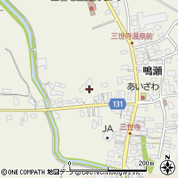 青森県弘前市三世寺鳴瀬14周辺の地図