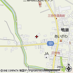 青森県弘前市三世寺鳴瀬12周辺の地図