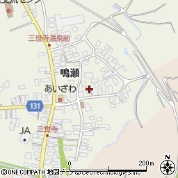 青森県弘前市三世寺鳴瀬186周辺の地図
