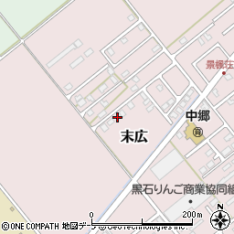 青森県黒石市末広89-10周辺の地図