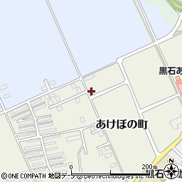 青森県黒石市あけぼの町76周辺の地図