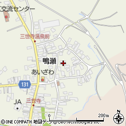 青森県弘前市三世寺鳴瀬140周辺の地図