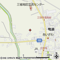 青森県弘前市三世寺周辺の地図