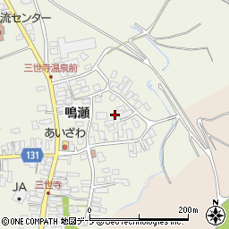 青森県弘前市三世寺鳴瀬167周辺の地図