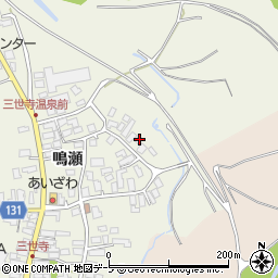青森県弘前市三世寺鳴瀬166周辺の地図