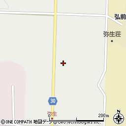 青森県弘前市弥生弥生平110周辺の地図