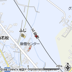 青森県南津軽郡藤崎町藤崎東若松周辺の地図