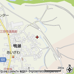 青森県弘前市三世寺鳴瀬165周辺の地図