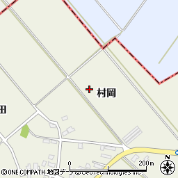 青森県田舎館村（南津軽郡）東光寺（村岡）周辺の地図
