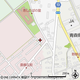 青森県黒石市末広2周辺の地図