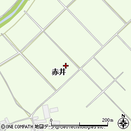 青森県弘前市前坂（赤井）周辺の地図
