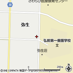 青森県弘前市弥生弥生平101周辺の地図