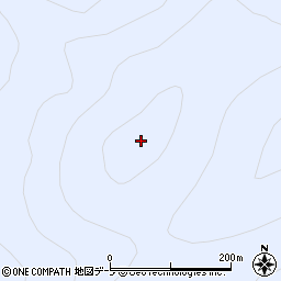 カラカ山周辺の地図